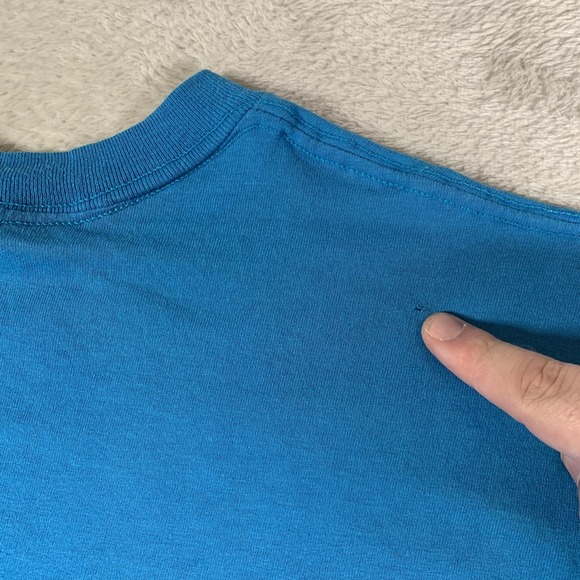 Vintage 19th Hole Golf Graphic Shirt Mens XL Blue SSI 1991 Bar Cartoon Made USA - Picture 11 of 12